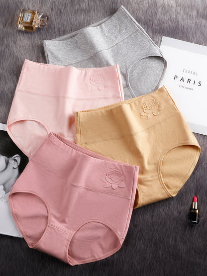 GaaiKei 5 Pack Womens High Waist Cotton Panties C Section Recovery Postpartum Soft Stretchy Full Coverage Underwear
