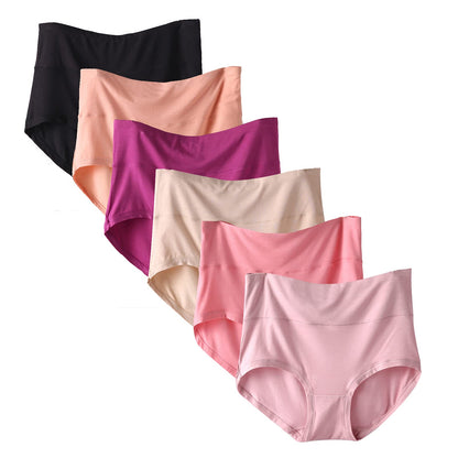 Buankoxy 6 Pack Women's Mid-Rise Stretchy Bamboo Fiber Viscose Panties, Softer Than Cotton